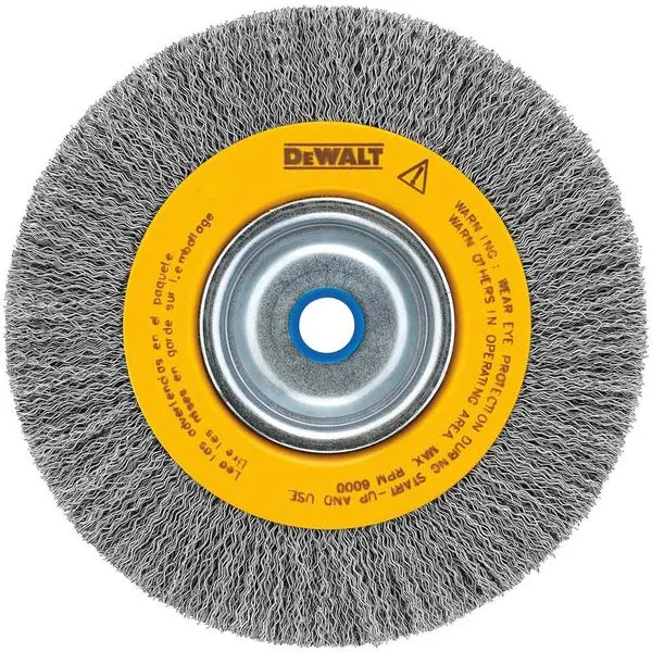 Escova circular aço ondulada 200x13 mm Furo 5/8 - Dewalt