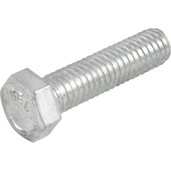 Parafuso sextavado zincado 3/8" x 1.1/2" UNC rosca total - VONDER