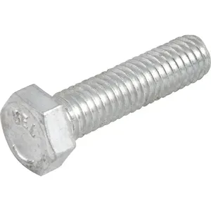 Parafuso sextavado zincado 3/8" x 1.1/2" UNC rosca total - VONDER