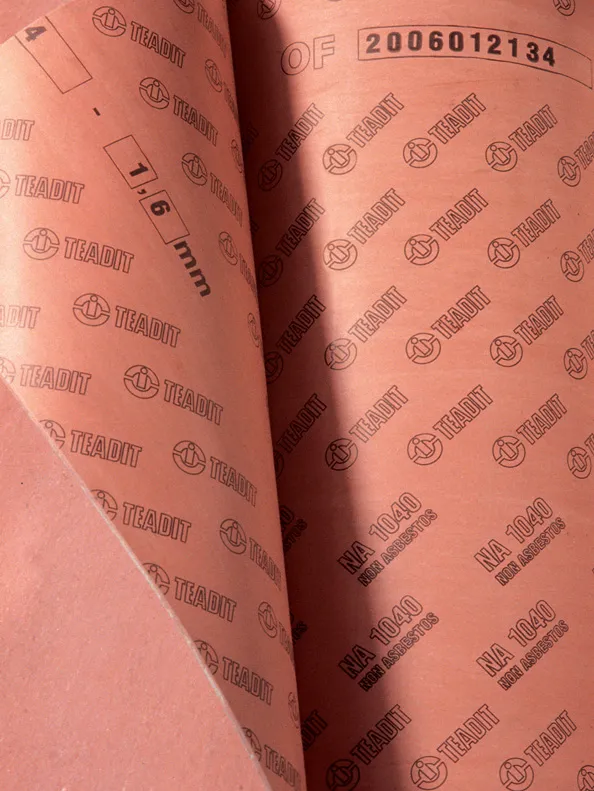 Papelão Hidráulico NA 1040 - Grafite Espessura 2,40mm Folha 1,5x1,6mm - Teadit