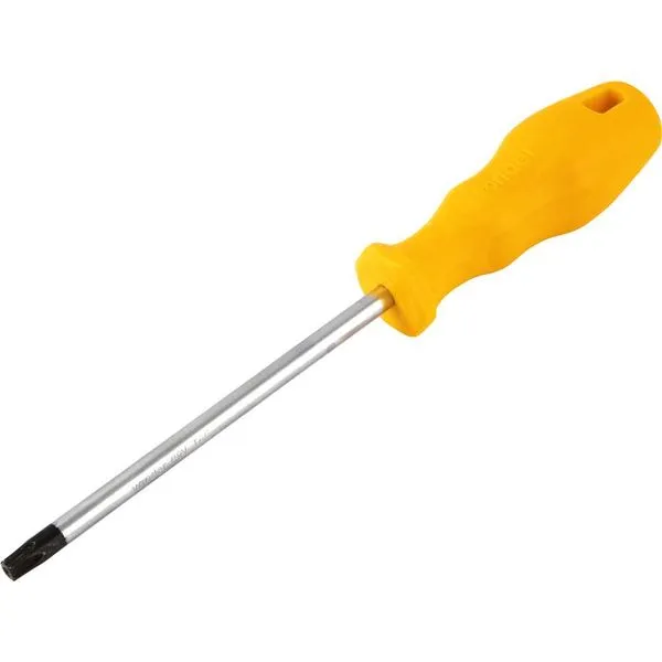 Chave Hexalobular Reta T45 em Aço Cromo Vanádio com Cabo - VONDER