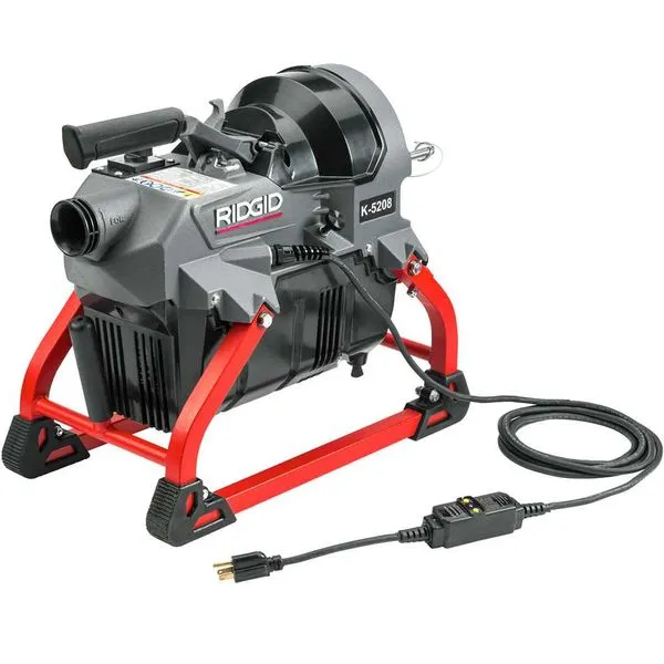 Máquina desentupidora seccional K-5208 220 V~ 2"-8" 61698 - RIDGID