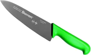Faca para Carne Refile de Mesa 8" Lâmina Triangular Larga Inox STARRETT Verde