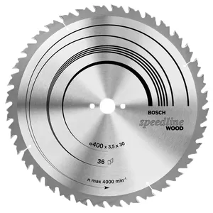 Lâmina de serra circular 184mm x 20mm 20 dentes metal duro/vídea - BOSCH