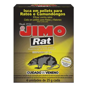 Raticida Jimo Rat Isca em Pellets Único