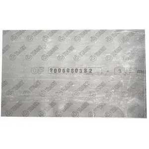 Papelão hidráulico preto grafitado 3,2 mm - 1/8" NA 1100 P G - TEADIT