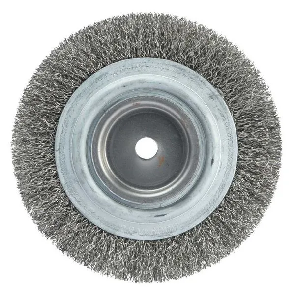 Escova Circular Ondulada Inox 150x13mm Furo 13mm - Abrasfer