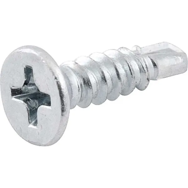 Parafuso autobrocante cabeça chata 3,9 mm x 16 mm com 500 peças - VONDER
