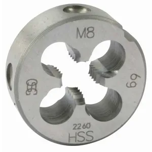 Cossinete de aço rápido 8 mm x 1,25 mm x 25 mm com peeling 105/8 - OSG