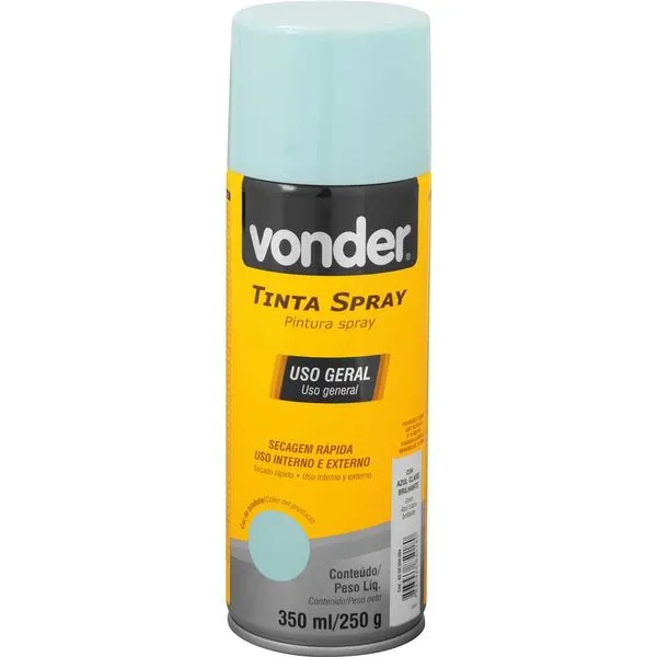Tinta em spray azul claro 350 ml VONDER