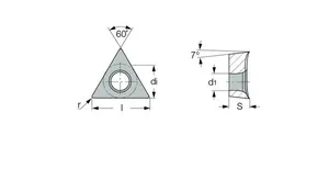 Pastilha Suporte TCGT110204AS 5540023 - Iscar