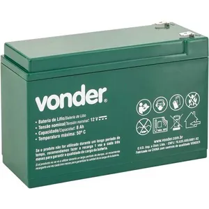 Bateria íons de lítio de 12 V para pulverizador costal agrícola 2 em 1 VONDER