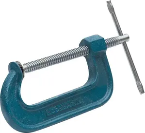 Grampo sargento 6" tipo C ferro fundido com fuso e alavanca 1020 GF-6 MARCON