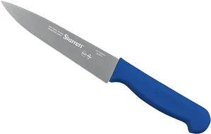 Faca para Carne Refile de Mesa 6" Lâmina Triangular Estreita Inox STARRETT Azul