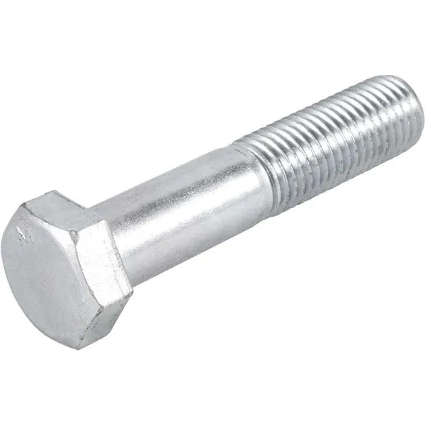 Parafuso sextavado zincado 1" x 3.1/2" UNC rosca parcial 10 peças VONDER