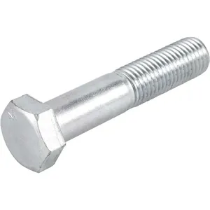 Parafuso sextavado zincado 1" x 4" UNC rosca parcial 10 peças - VONDER