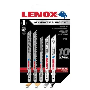 Jogo de lâminas para serra tico-tico com 10 peças 1970981 LENOX