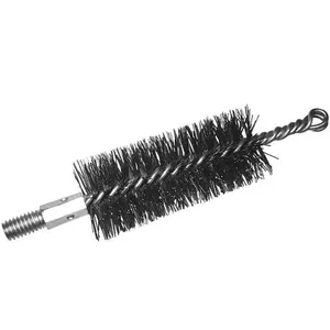 Escova Tubular Torcido Duplo 100mm Fio 0,4mm com Rosca W1/2” - Abrasfer