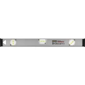Nível de alumínio 24" com 3 bolhas e base magnetica 42-244 STANLEY