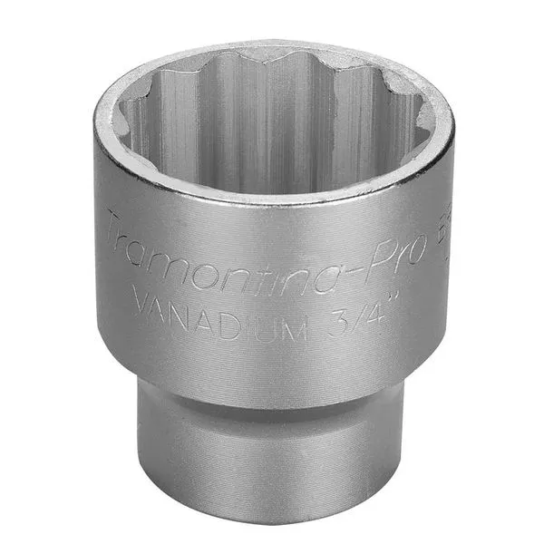 SOQUETE ESTRIADO 3/4"X 46MM TRAMONTINA PRO