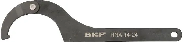 Chave de gancho ajustável para porca de segurança de rolamentos HNA 14-24 SKF