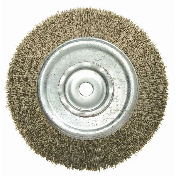 Escova circular aço ondulada 100x19 mm furo 13 mm fio 0,40 mm - DIÂMETRO