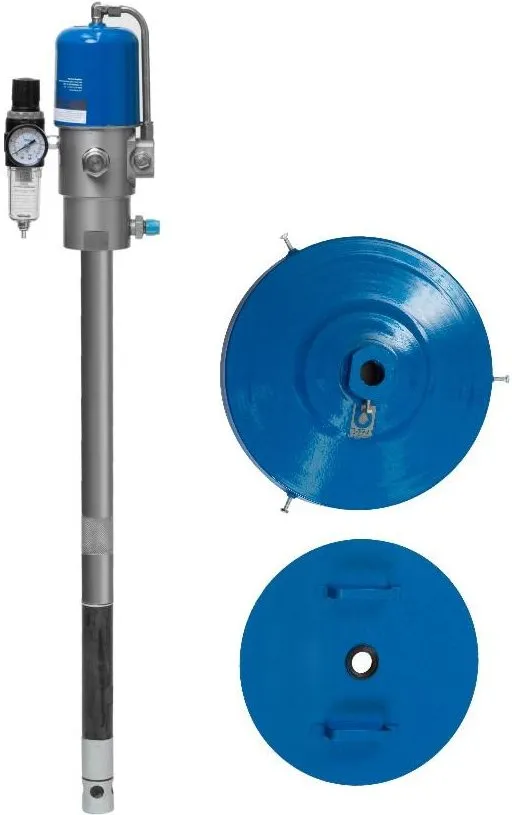 Propulsora Pneumática para Graxa 50kg c/Tampa Sem Tambor 12020-T-G4 BOZZA