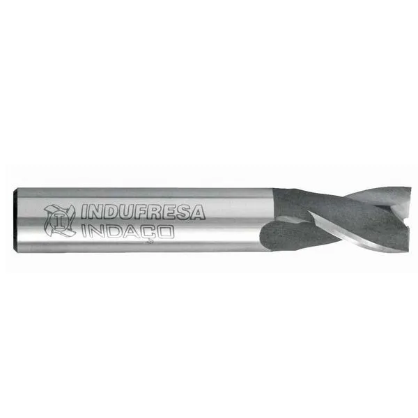 Fresa Topo 1/4" Aço Rápido 2 cortes - Indaço