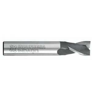 Fresa Topo 1/4" Aço Rápido 2 cortes - Indaço