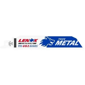 Lâmina para serra sabre 150mm 10 dentes com 5 peças LENOX