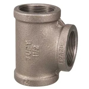 Tê preto 1/2" NPT classe 300 684400441 - TUPY