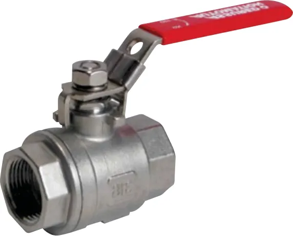 Válvula de esfera monobloco 1.1/2" BSP passagem plena inox VEPPI112 R.F