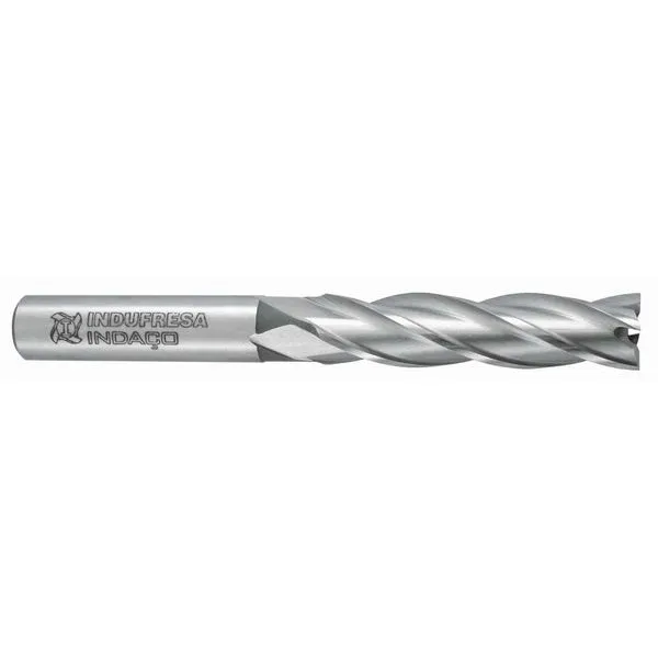 Fresa Topo 18,00mm Aço Rápido 4 Cortes - Indaço