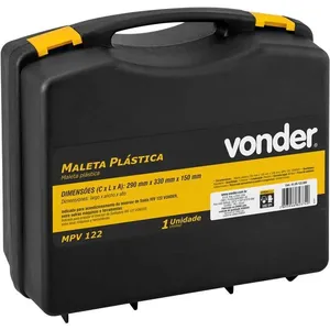 Maleta plástica 290 mm x 150 mm x 330 mm MPV 122 VONDER