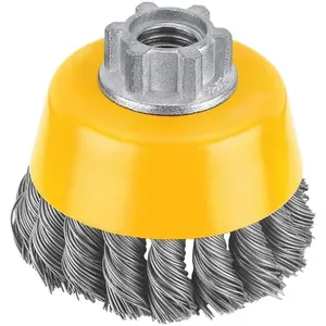 Escova copo Aço trançado 75 mm - Dewalt