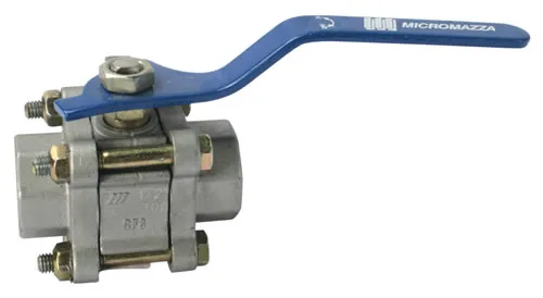 Válvula de Esfera Monobloco 3/8" BSP 12 Bar 175 PSI Água/Ar RF811 - R.F.