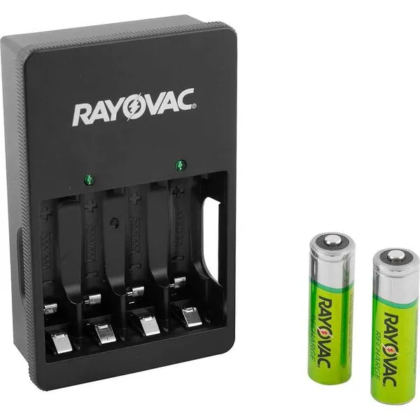 Carregador para pilhas via USB RCH-4PLA RAYOVAC