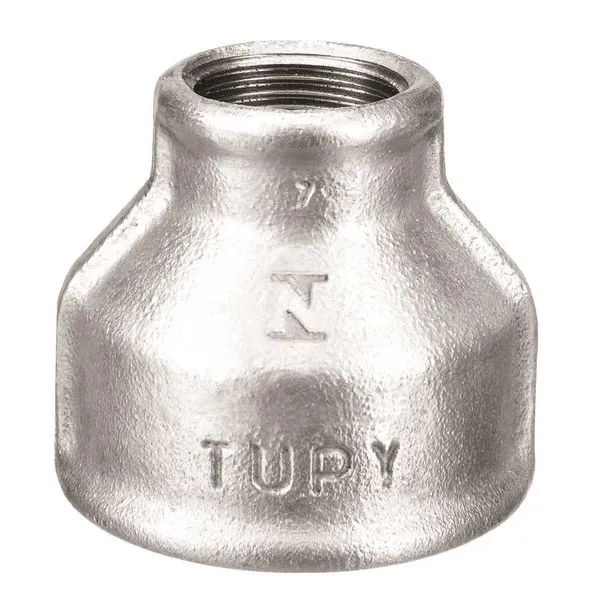 Luva de ferro galvanizado com redução 1/2" X 1/4" BSP 123202533 - TUPY