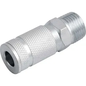 Engate rápido de 1/4" rosca macho 1/2" NPT com esferas 20 peças VONDER