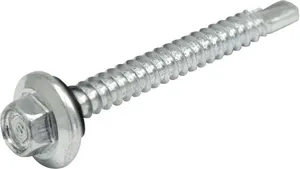 Parafuso autobrocante sextavado com acabamento Dacromet 5,5mm x 1" VONDER