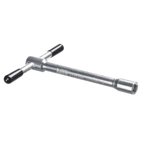 Chave T Curta 140mm Soquete Fixo Quadrado 8mm para Acoplamento do Câmbio VW 112068 Raven