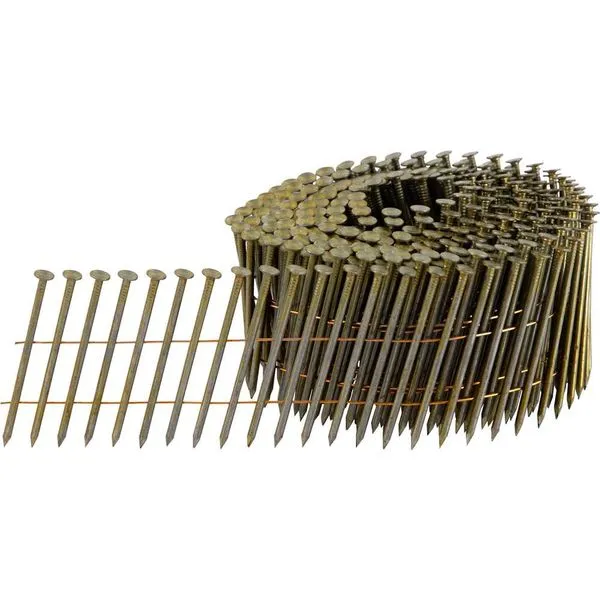Prego coil liso 2,1 mm x 50 mm polido com 300 unidades para PP 550 VONDER