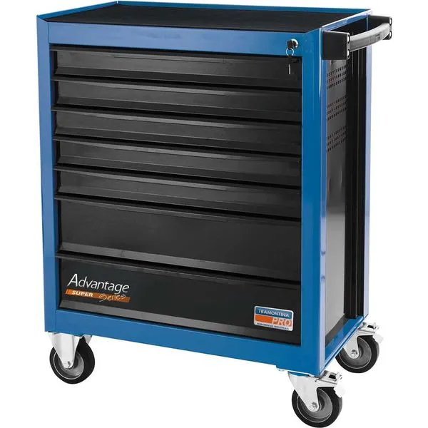 Carro Porta Ferramentas Azul com 7 Gavetas 44950/211 - Tramontina Pro