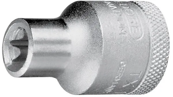 Soquete Hexalobular 1/2"- E-18 TX19 - Gedore