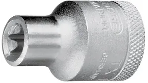 Soquete Hexalobular 1/2"- E-18 TX19 - Gedore