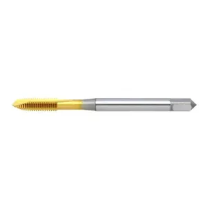 Macho Máquina Aço Rápido M 10,0x1,50mm Ponta Helicoidal TIN DIN 371- OSG
