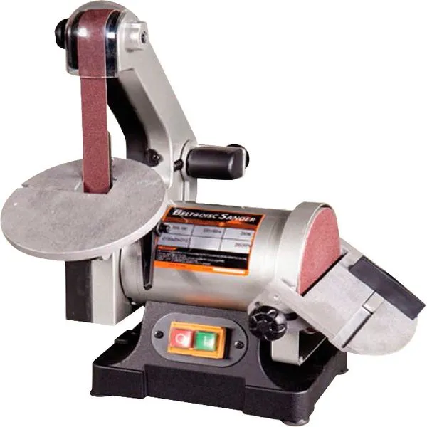 Lixadeira combinada com cinta de lixa vertical e disco de lixa 220 V~ MR-45 MANROD