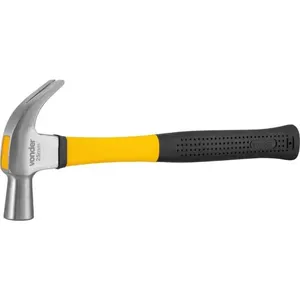 Martelo Unha 25MM Polido Cabo Fibra de Vidro - VONDER