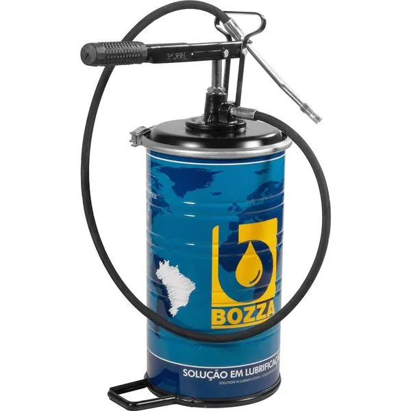 Bomba manual para graxa com reservatório para 14 kg 8020-G3 BOZZA