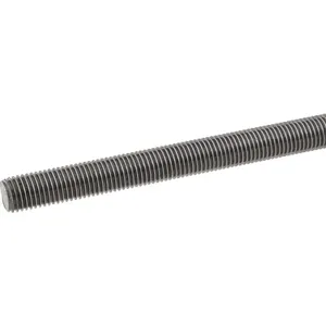 Barra roscada polida MA 6 mm x 1,0 m com 10 peças - VONDER